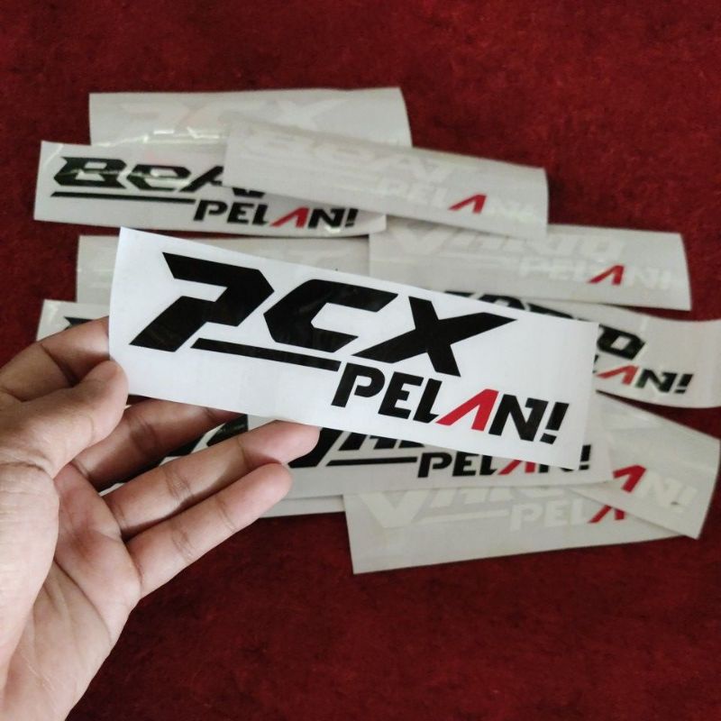 CUTING STIKER PCX PELAN, VARIO PELAN, BEAT PELAN
