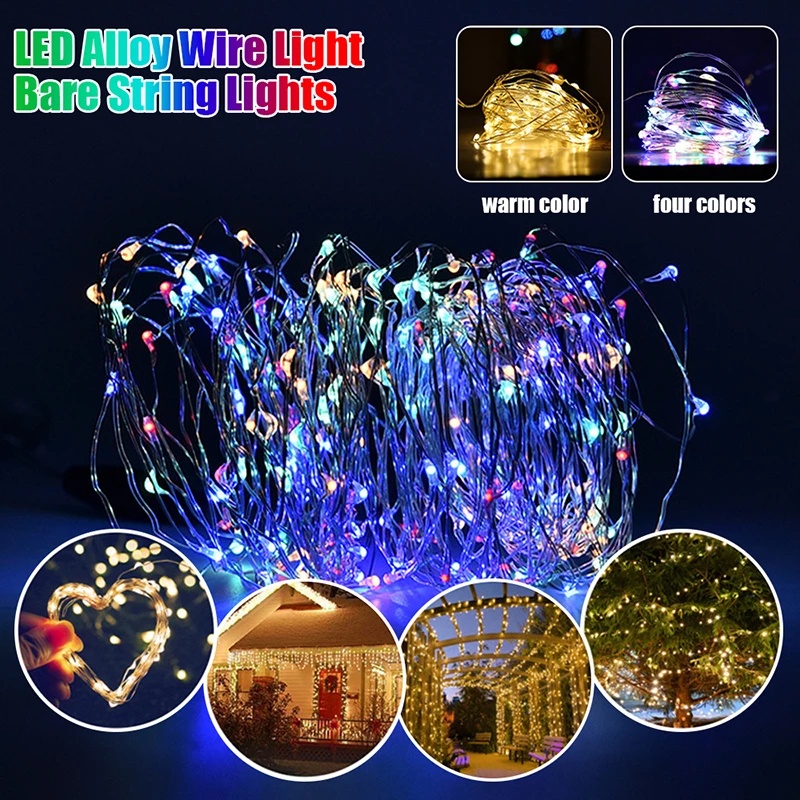 Lampu String Led 1 / 2M Kawat Tembaga Anti Air Untuk Dekorasi Natal / Tahun Baru