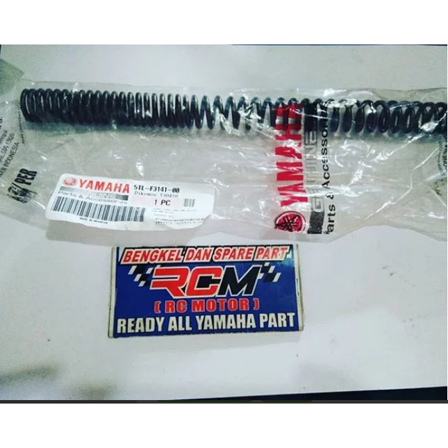 SPRING FRONT FORK PER SHOCK DEPAN MIO OLD LAMA SPORTY SMILE SOUL LAMA ORI YAMAHA 5TL-F3141-00 /BIJI