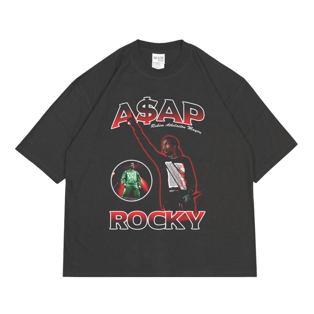 KAOS VINTAGE OVERSIZE ASAP ROCKY | UNISEX | KAOS OVERSIZE ASAP ROCKY | ASAP ROCKY TEES