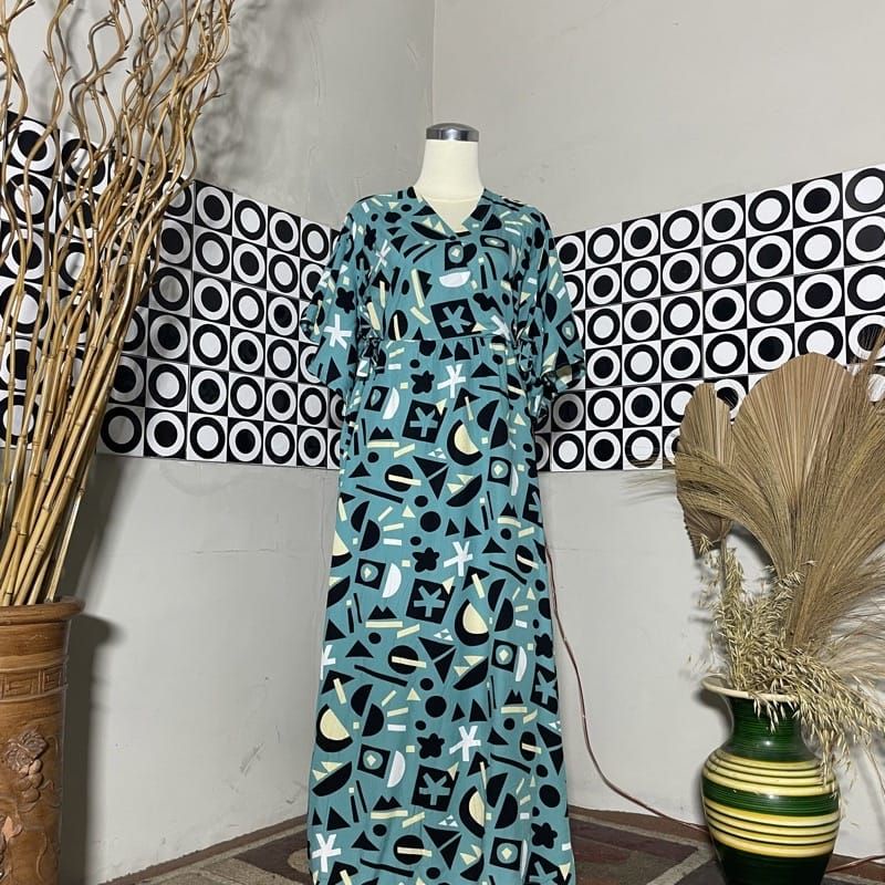 BESTSELLER DASTER KIMONO LENGAN LONCENG RAYON PREMIUM LD 120 PB 125 BUSUI FRIENDLY-Motif 36