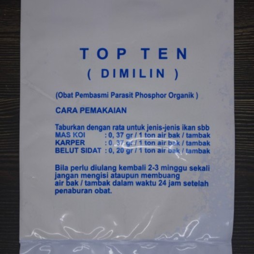 Original Dimilin 10gr 10 Gr Obat Anti Kutu Jarum Parasit Ikan Hias Koi Koki import