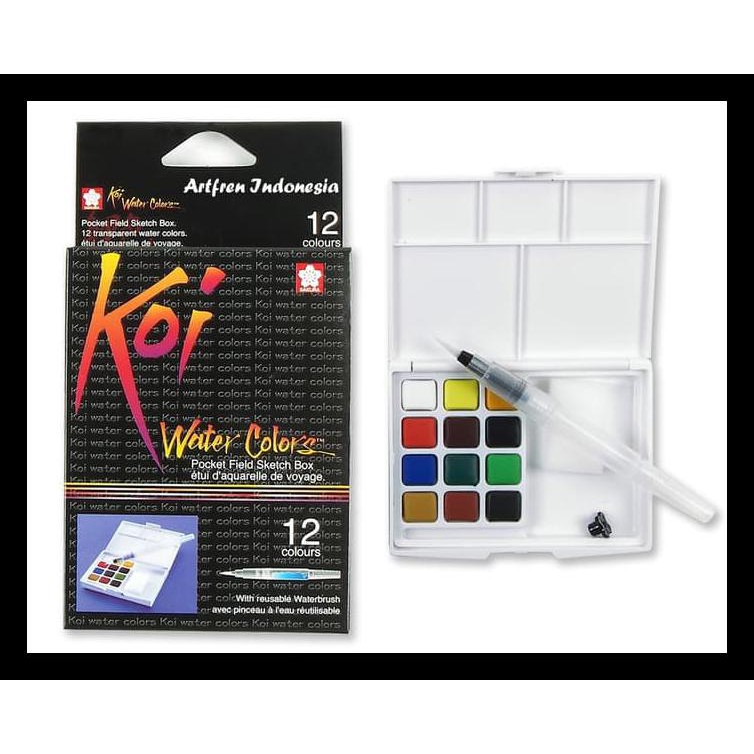 

Sakura Koi Watercolor Pocket 12 Warna Terbaik