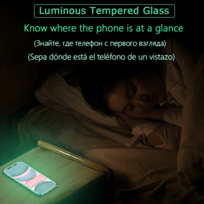 Pelindung Layar Tempered Glass Luminous Untuk Samsung Galaxy A20S A40S A30 A50S A60 A70 A91 A02 A03S A12 A21 S21FE