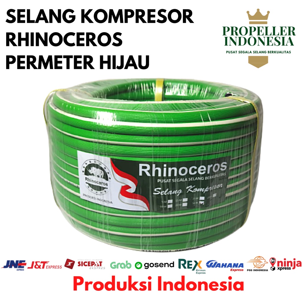 Selang Kompresor Hijau PERMETER RHINOCEROS Selang Angin Kompresor