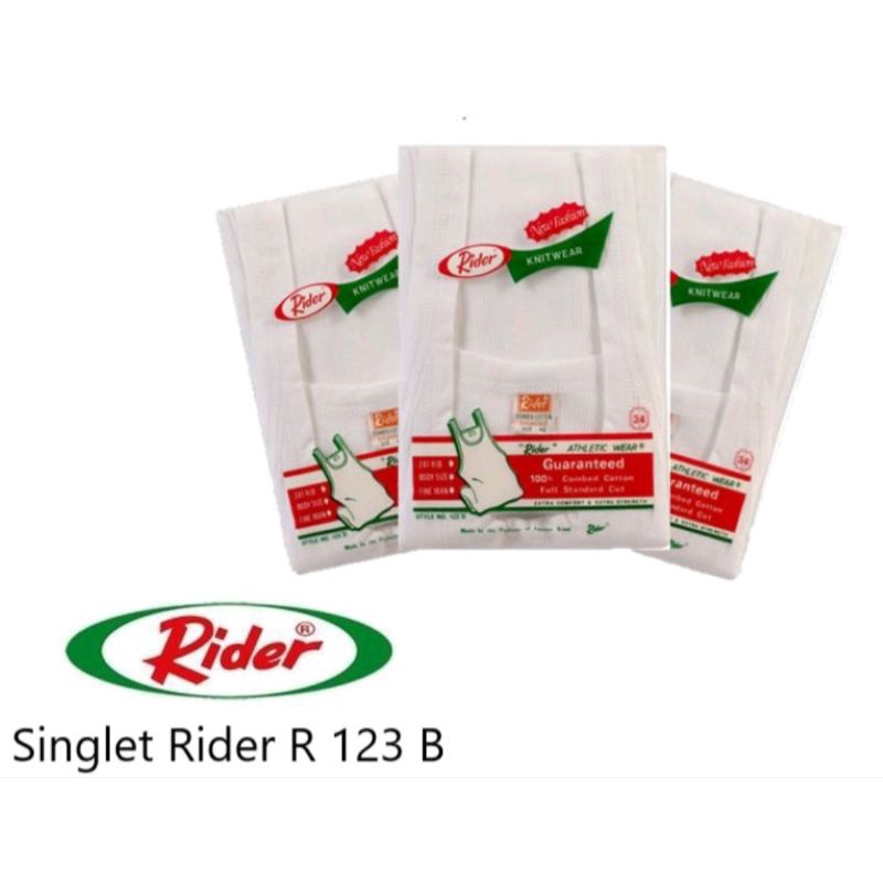 Singlet Rider R 123 B Putih