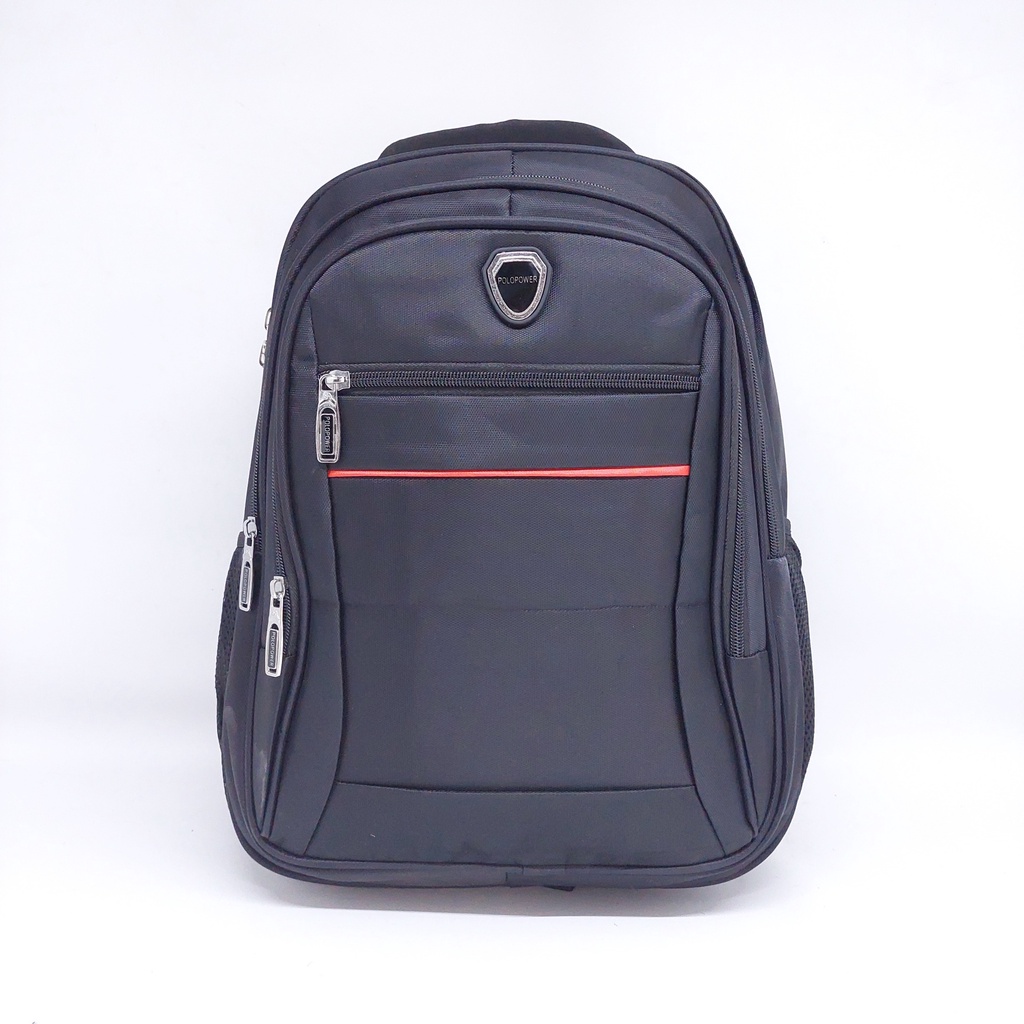 RANSEL LAPTOP POLO POWER ORIGINAL 16INCH / TAS LAPTOP USB KUNCI NOMOR POLO / TAS SEKOLAH SD SMP SMA KULIAH COWOK BAHAN TEBAL TALI BUSA / TAS BANYAK SLOT 4 RUANGAN