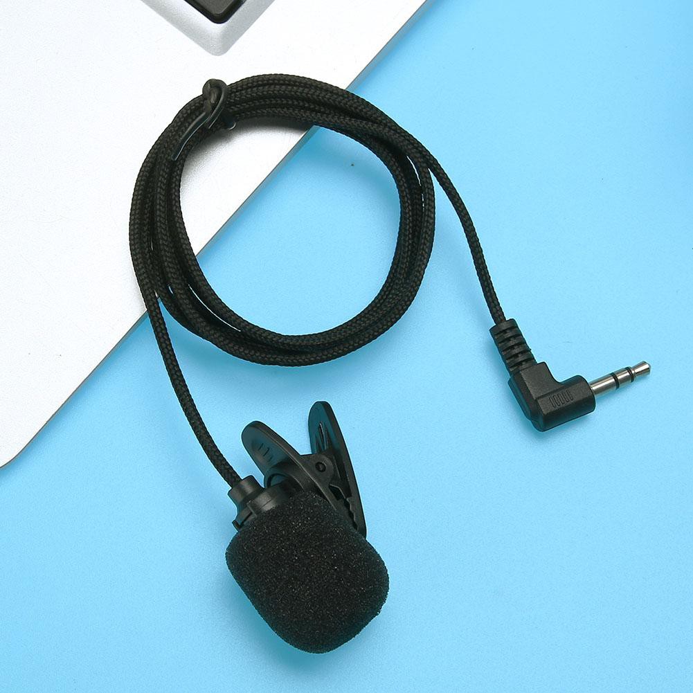 Computer Dedicated Clear Speech No Noise Durable Mini Clip-on Lapel Microphone Hands-free 3.5mm