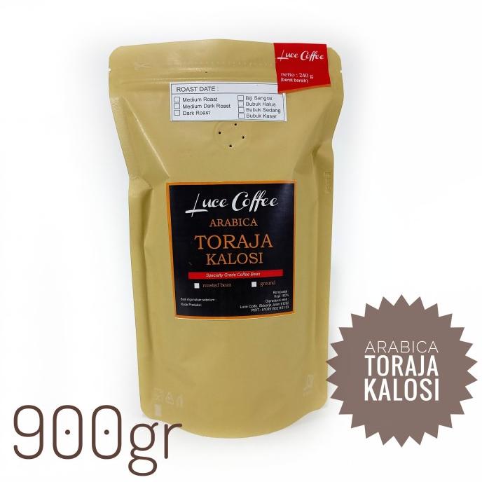 

Kopi Arabica Toraja Kalosi 900gr - Roasted dan atau Bubuk