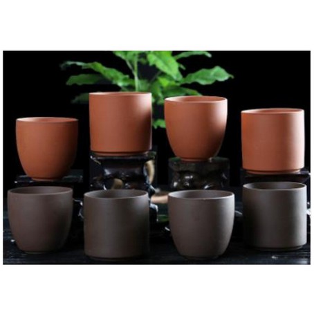 Japan Vase Brown / vas bunga succulent coklat keramik / SUCCULENT VASE