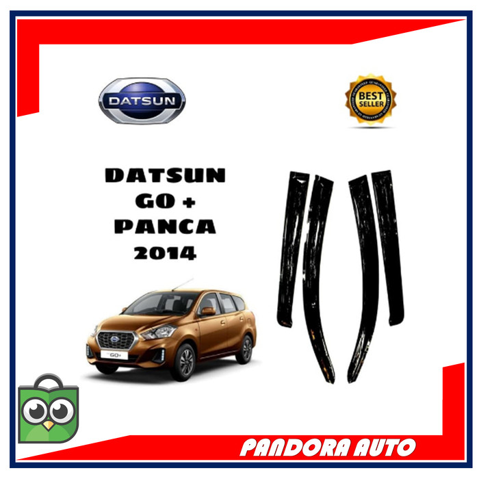 TALANG AIR MOBIL DATSUN GO PLUS MODEL SLIM AKRILIK HITAM