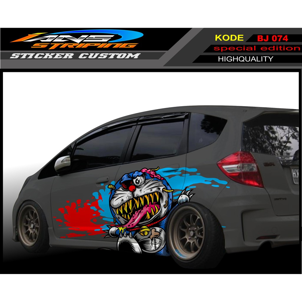 STIKER MOBIL HONDA JAZZ DORAEMON