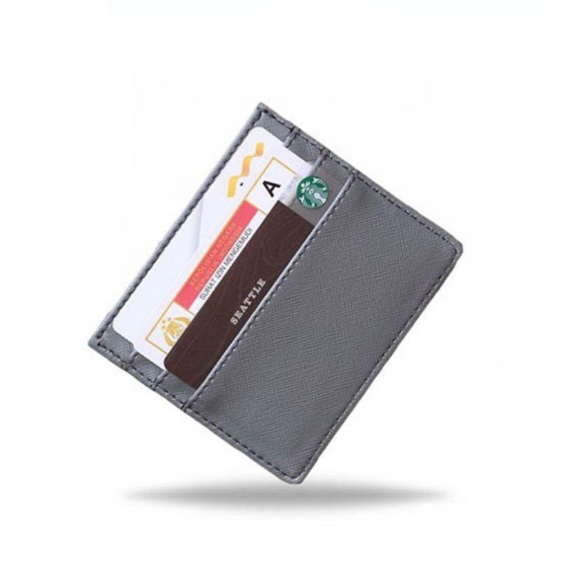 Card Holder 6 Slot Kartu + 1 Slot For Money | Walletcard/ Dompet Kartu Portable