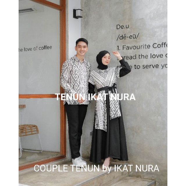 ( READY STOK ) DRESS RAISA Couple Tenun Lebaran