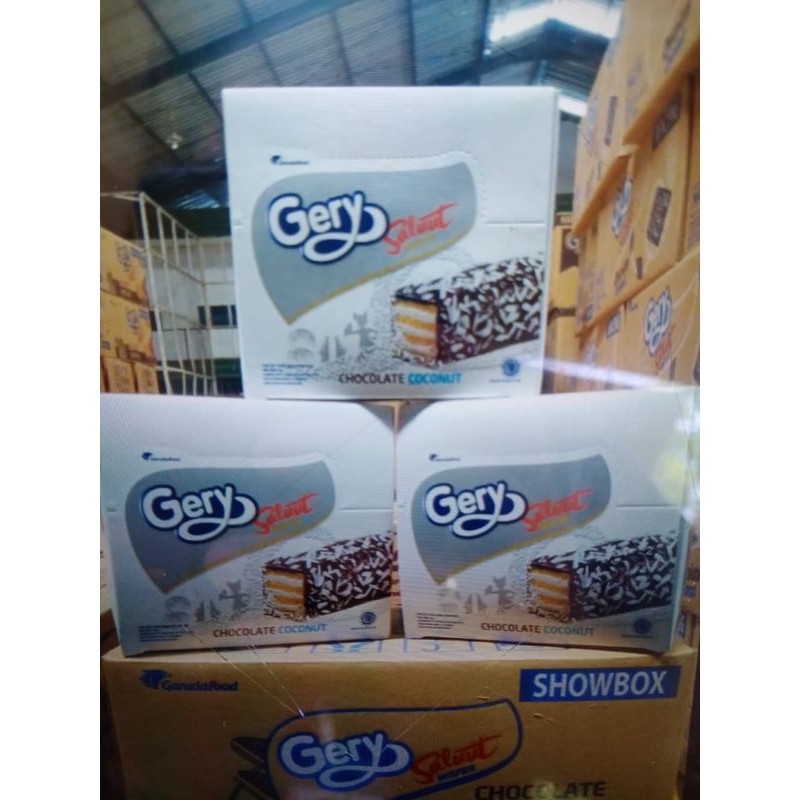 

Wafer Cream Coklat Tabur Kelapa 12pcs