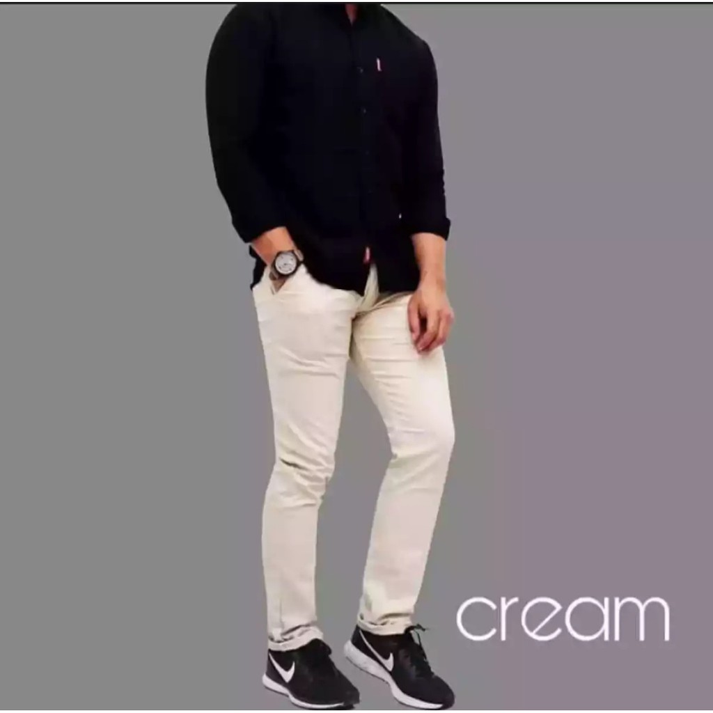 CELANA PRIA CHINO PREMIUM Slim fit Panjang Kerja kantor,casual Cowok Gentleman28-34KBR STORE