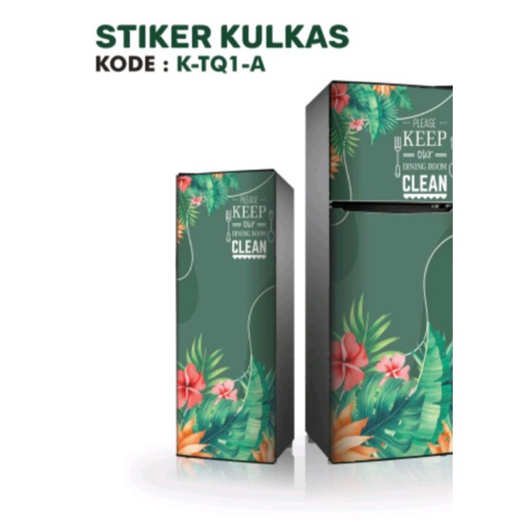 Stiker Kulkas 1 pintu