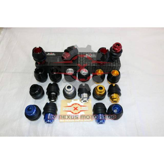 Jalu as roda depan belakang black diamond ninja 250sl Z250SL RR MONO