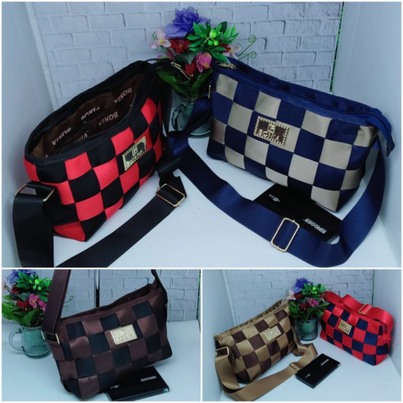 TAS MURAH✓ SELEMPANG WANITA™ BONI*✓ zig zag MOZAIK✓TERBARU TERMURAH KEKINIAN/TAS RANSEL/TAS TOTE