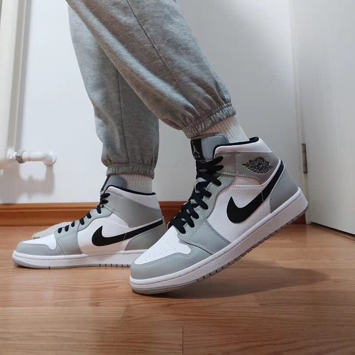 nike aj1 grey