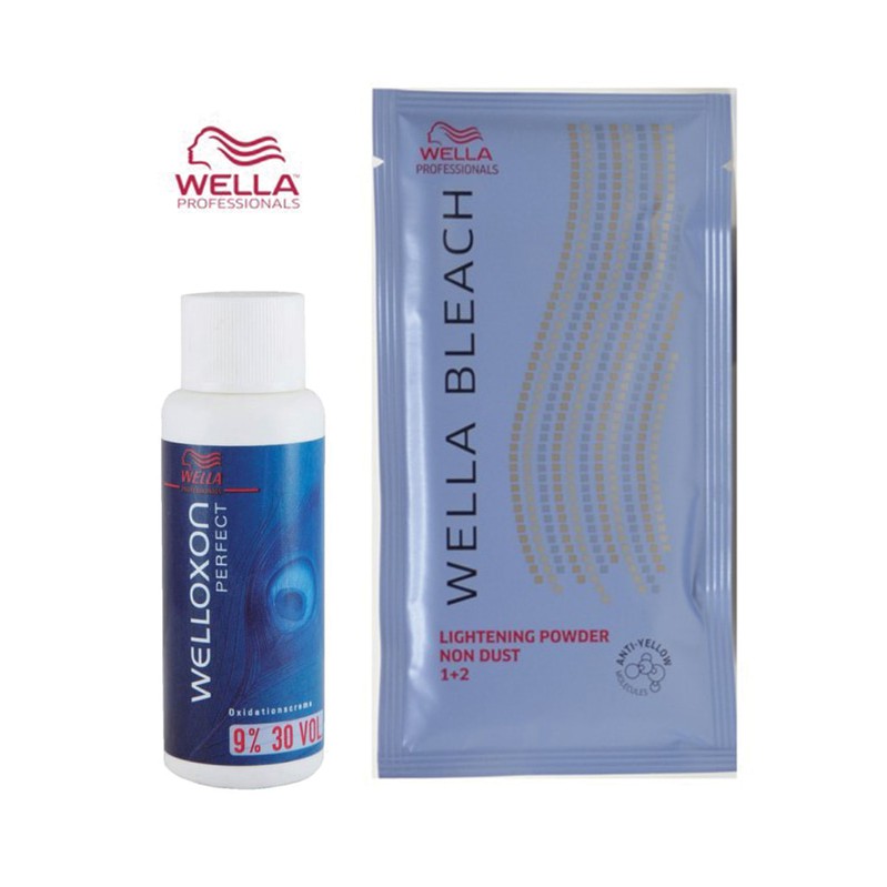 wella blondor 30 gr developer 60 ml bleaching  rambut  