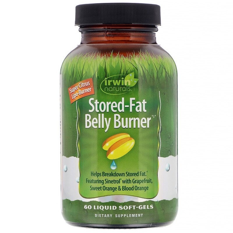Irwin Naturals Stored Fat Belly Burner, 60 Liquid Soft-Gels
