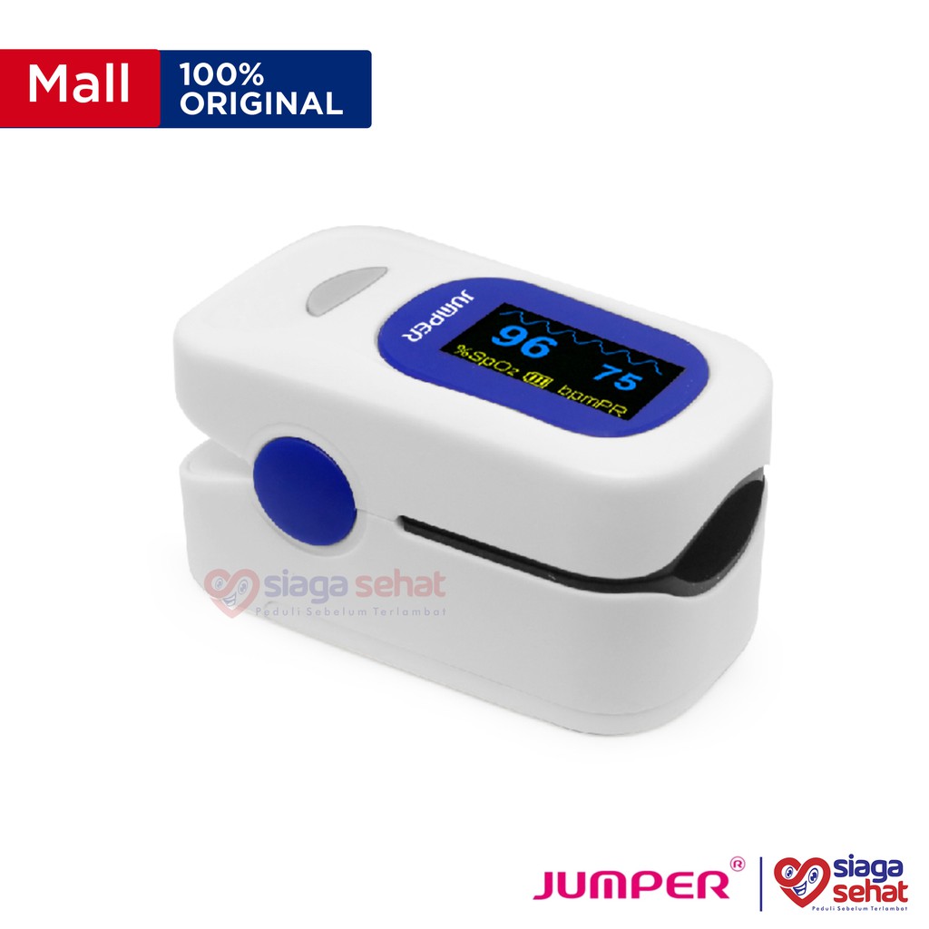 Oximeter - Jumper Fingertip Pengukur Kadar Oksigen 500A