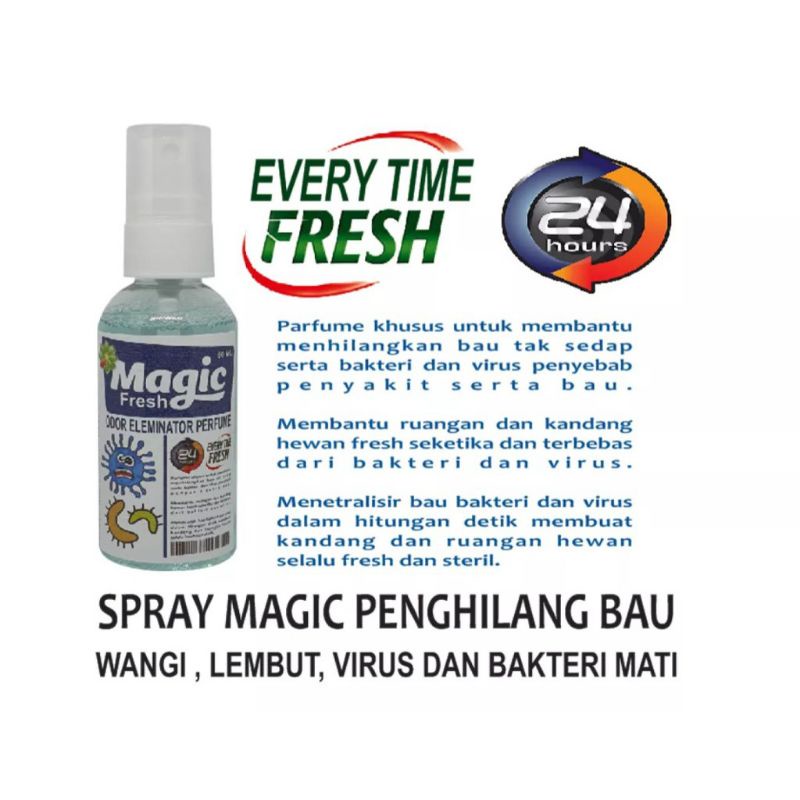 FRESH MAGIC ODOR REMOVER Penghilang bau anti bakteri desinfektan