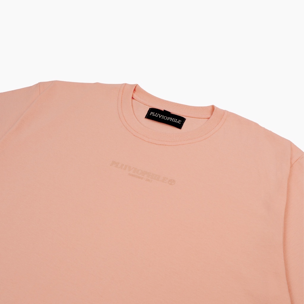 Pluviophile Tshirt kaos Basic oversize Dusty Pink