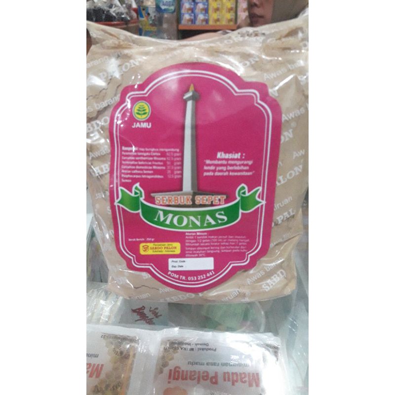 

serbuk sepetan cap monas