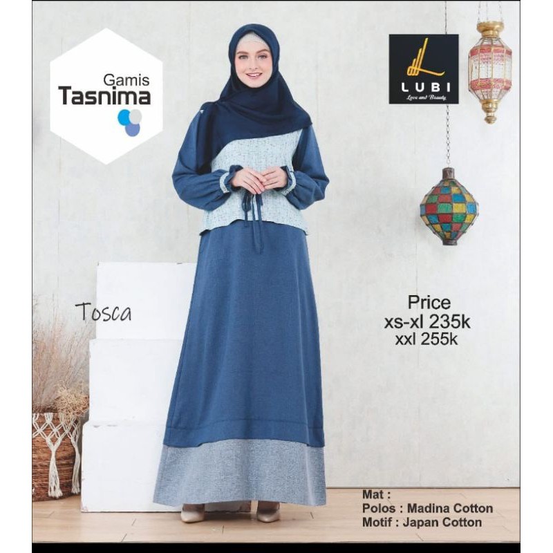 Gamis Lubi Tasnima || gamis Lubi 2021