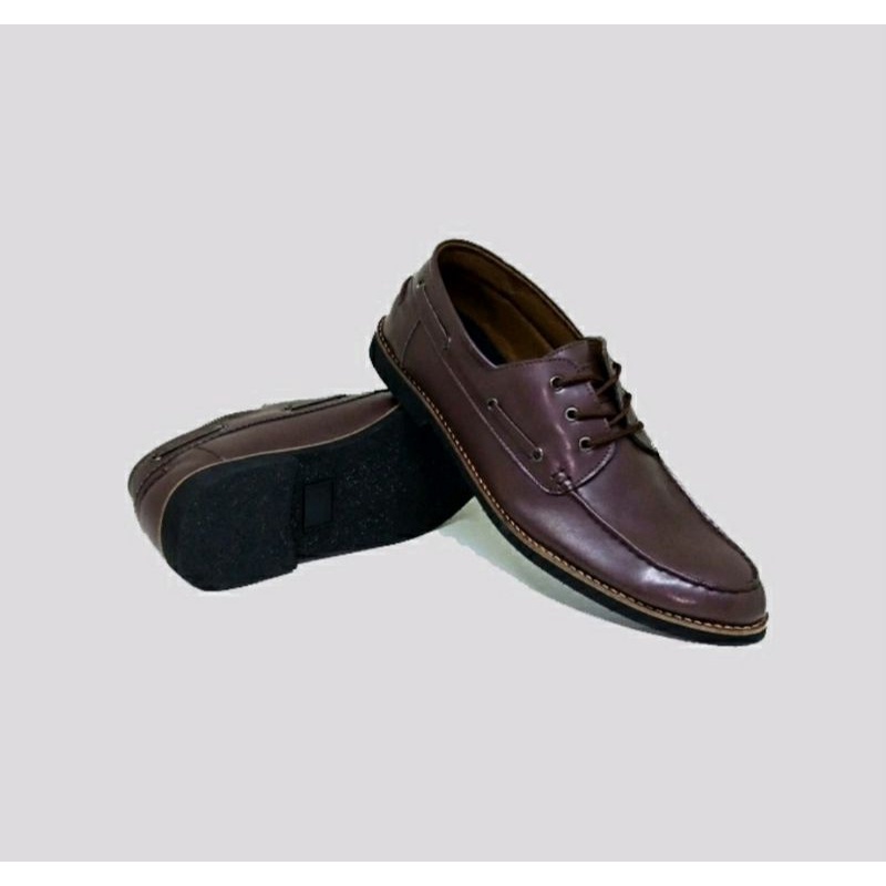 OXPORD Series Special JUMBO / Pantofel Loafer Pria Big Size 44-48 Sneaker Kulit Kasual Barack Ukuran Besar Tan, 44