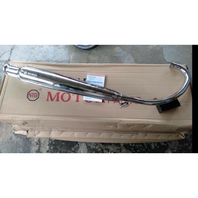 Knalpot Cb 125 Corbi NTD Standart Super Tebal Kualitas Import Merk NTD