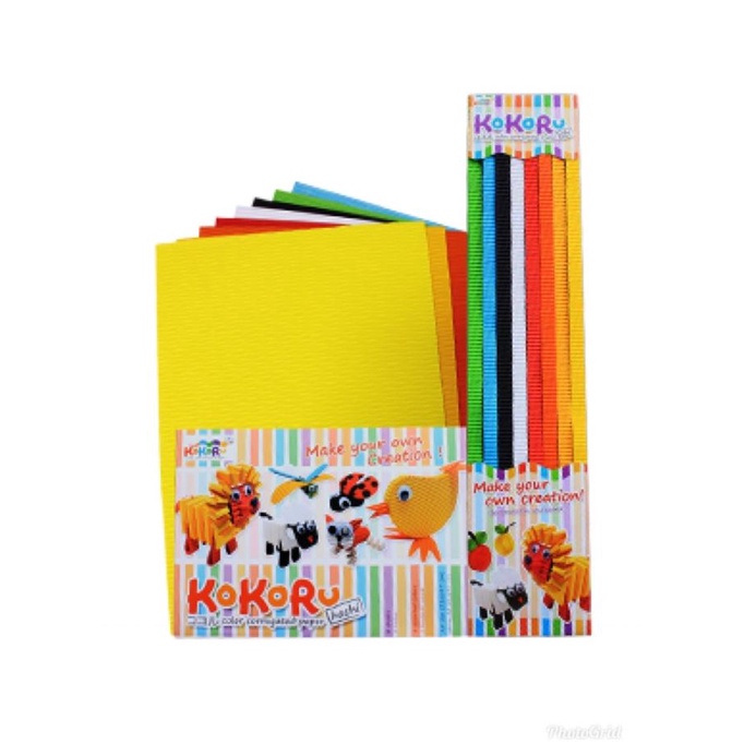 

Big Sale Corrugated Paper / Kertas Bergelombang KOKORU HACHI ukuran A4 Big Sale