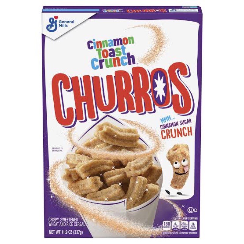 

cinnamon toast crunch CHURROS 337gr