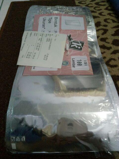 Terlaris Standing Pouch Alumunium Foil Transmetz Kombinasi Silver 500gram With Zipper, Klip