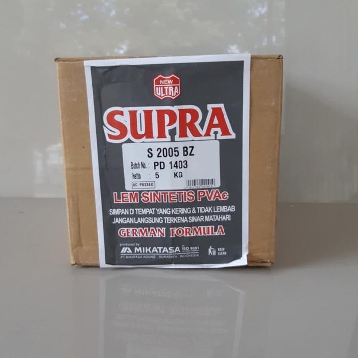 

[KODE N9IPB] lem putih supra 5KG