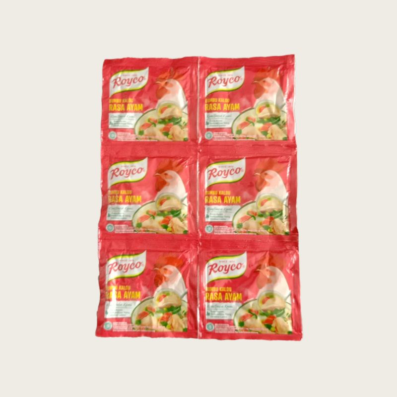 

ROYCO Bumbu Kaldu Rasa Ayam [8g] isi 12 Sachet