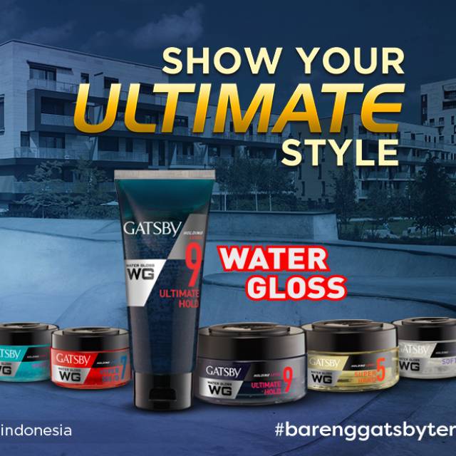 Gatsby Water Gloss Hair Styling - Minyak Rambut Pria
