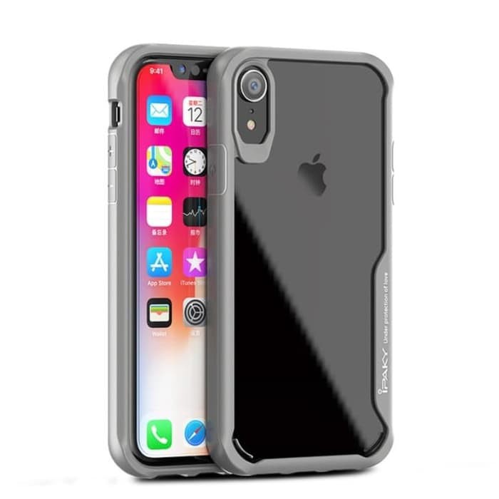 ipaky fuze super series Iphone XR Case casing cover transparan