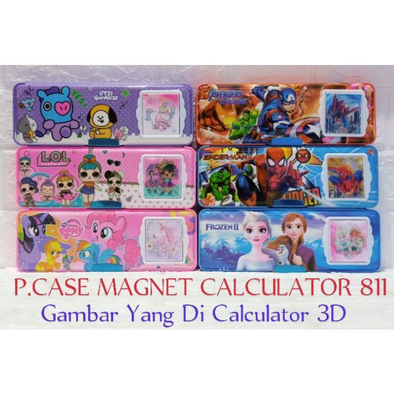 

TEMPAT PENSIL MAGNET CALCULATOR / KOTAK PENSIL MAGNET BT21 / PENCIL CASE MAGNET CALCULATOR CAMPUR