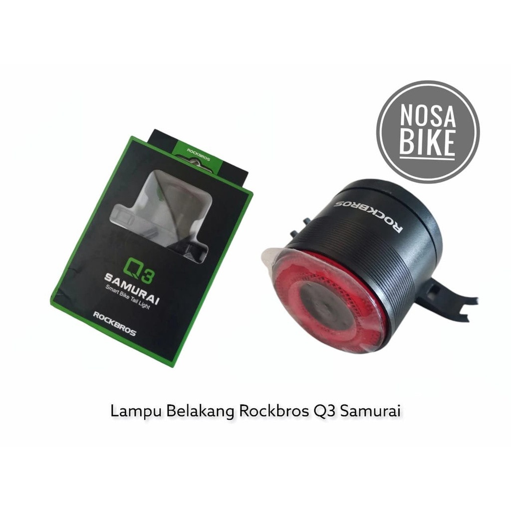 Lampu belakang Rockbros Q3 Samurai
