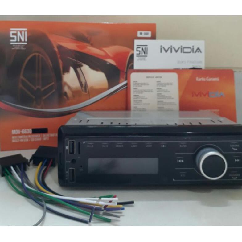 Single din mvidia mdv-6630 tape mobil mvidia mdv-6630 (KODE X521)