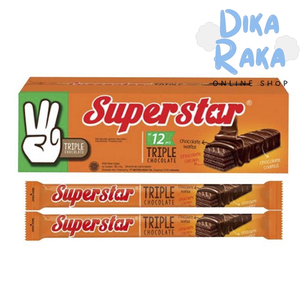 

Superstar Triple Chocolate (Isi 12 Pcs)