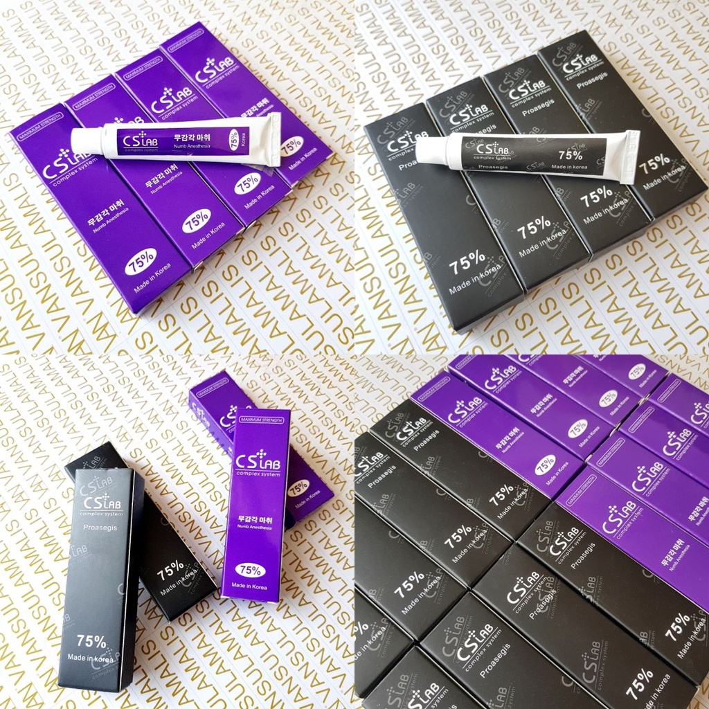 CSLAB ANESTHESIA CREAM 75% / ANESTESI SULAM ALIS 10gram