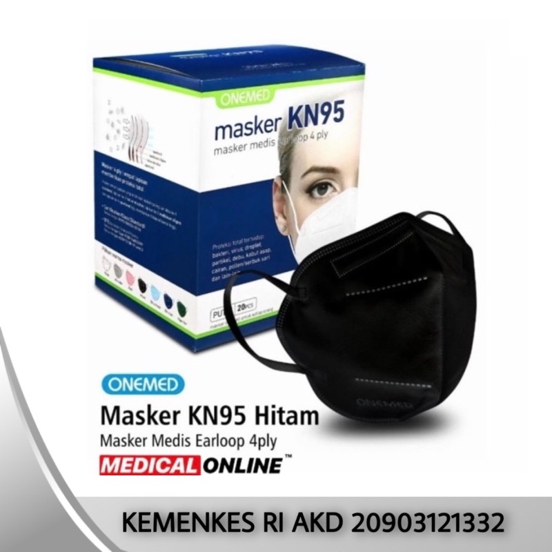 MASKER KN95 KN-95 ONEMED MASKER MEDIS SURGIAL MASK MEDICALONLINE MEDICAL ONLINE