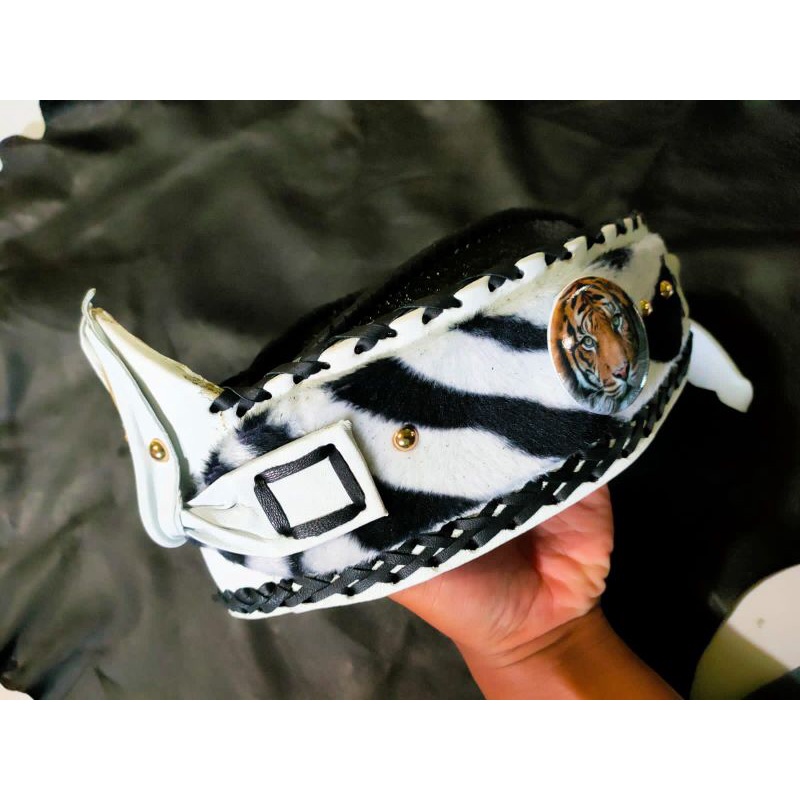 Udeng Bali Siliwangi Kulit Asli Blangkon Sunda Makuta Wangsa Cirebon Iket Kepala Sunda Kulit Asli