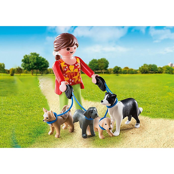 playmobil border collie family