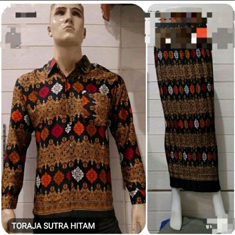 Couple Kemeja Batik dan Rok Pasangan