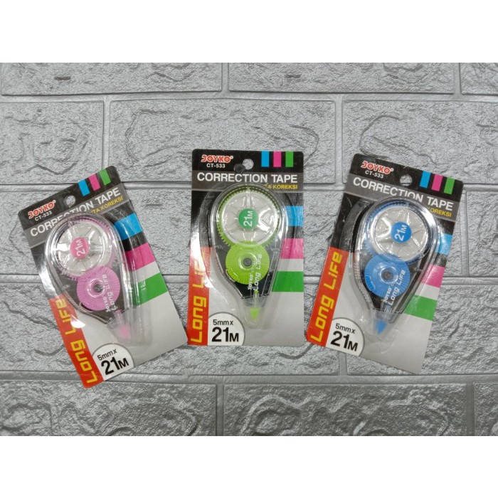 

Bagus Tip-Ex Roll Joyko Ct-533 Promo